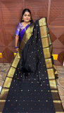 BANARASI SOFT SILK (black )