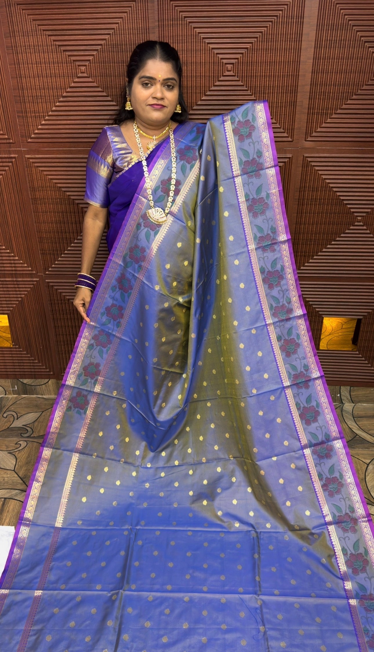 BANARASI SOFT SILK ( D BLUE )