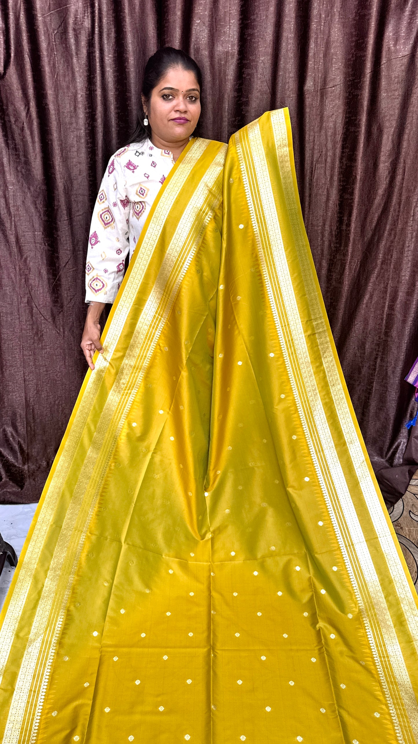 KANCHI SILK SAREE (Ye)