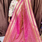 KANCHI SILK SAREE ( pnk)