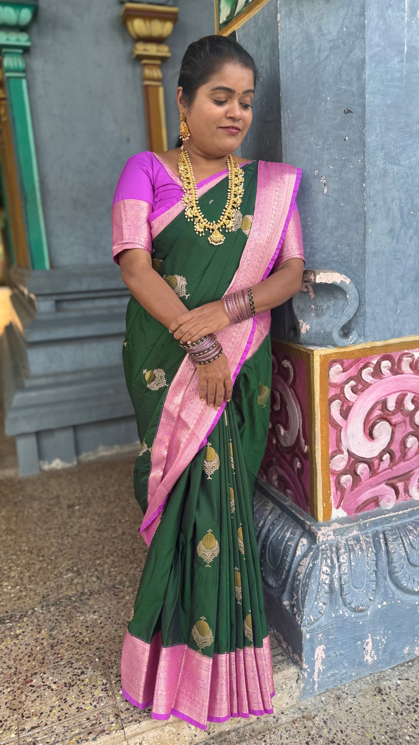 kanchi silk saree ( bg) 1