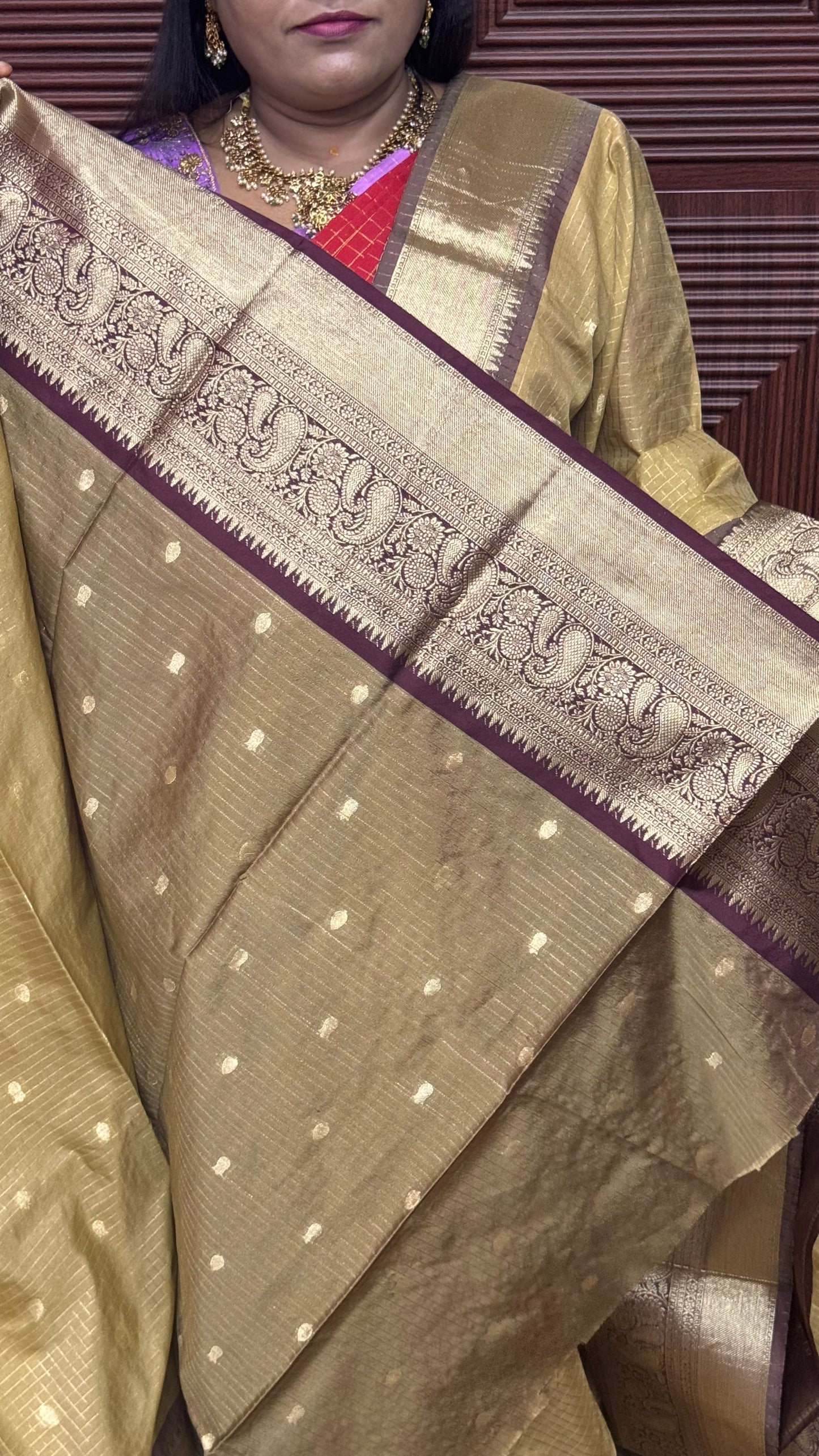 KATTAN SILK SAREE (Crm)