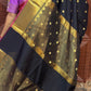 KATTAN SILK SAREE (black )