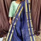 BANARASI SOFT SILK SAREE (BLUE)