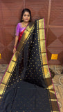 KATTAN SILK SAREE (black )