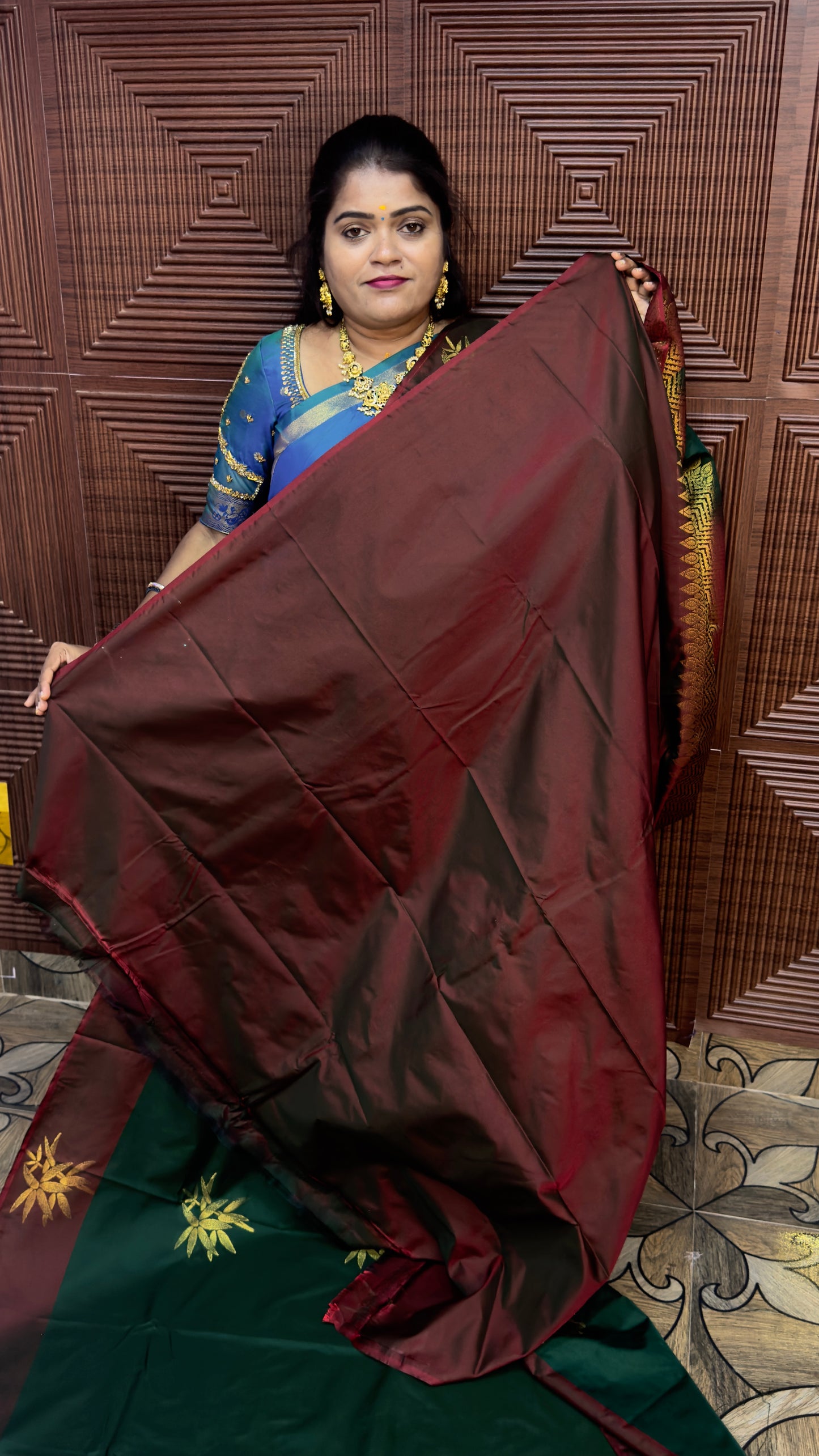 Kanchi Soft Silk Saree( GR)