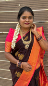 PREMIUM KANCHI SILK SAREE (br)