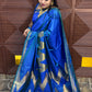 KANCHI SOFT SILK SAREE ( TE- BLUE) PRE BOOKING 3 WEEKS DISPATCH