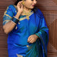 KANCHI SOFT SILK SAREE ( TE- BLUE) PRE BOOKING 3 WEEKS DISPATCH