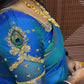 KANCHI SOFT SILK SAREE ( TE- BLUE) PRE BOOKING 3 WEEKS DISPATCH