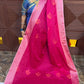 Kanchi Soft Silk Saree (pink)