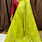 KANCHI SILK SAREE ( lite green )
