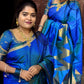 KANCHI SOFT SILK SAREE ( TE- BLUE) PRE BOOKING 3 WEEKS DISPATCH