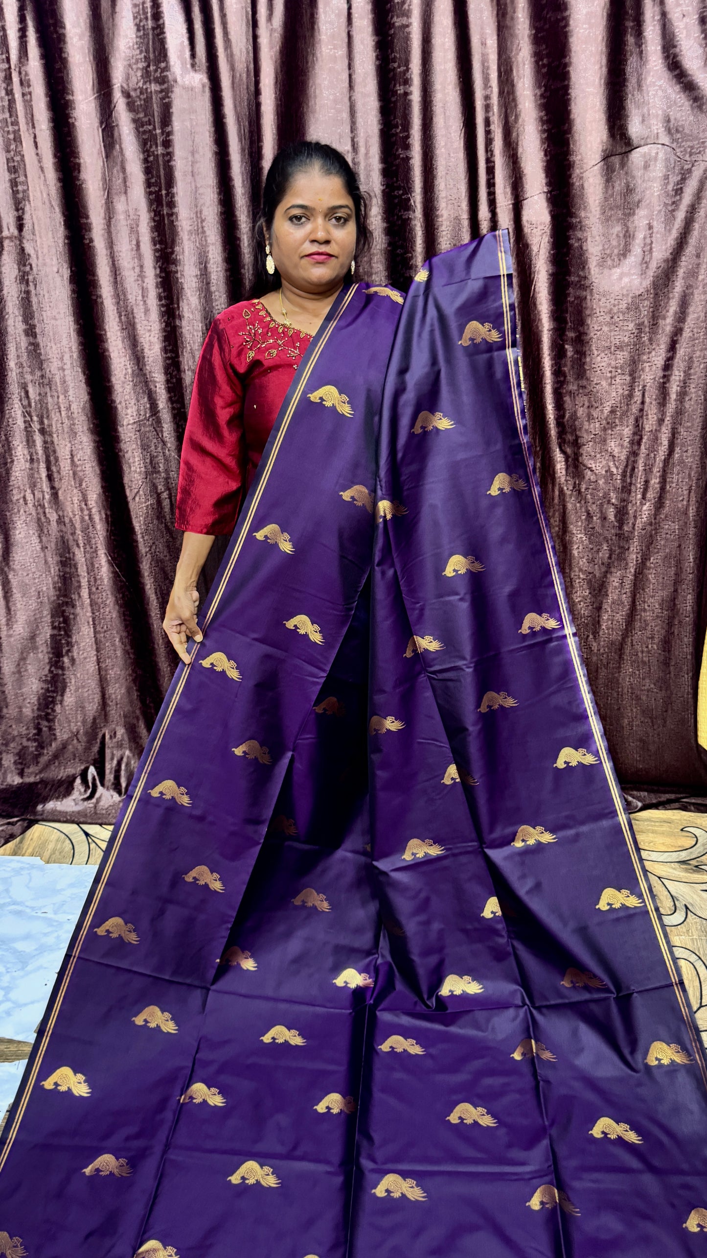 KANCHI SILK SAREE ( volite)