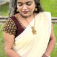 Mul Mul cotton Saree(Onam)