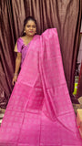 bhagalpuri tussar silk saree (pink_)