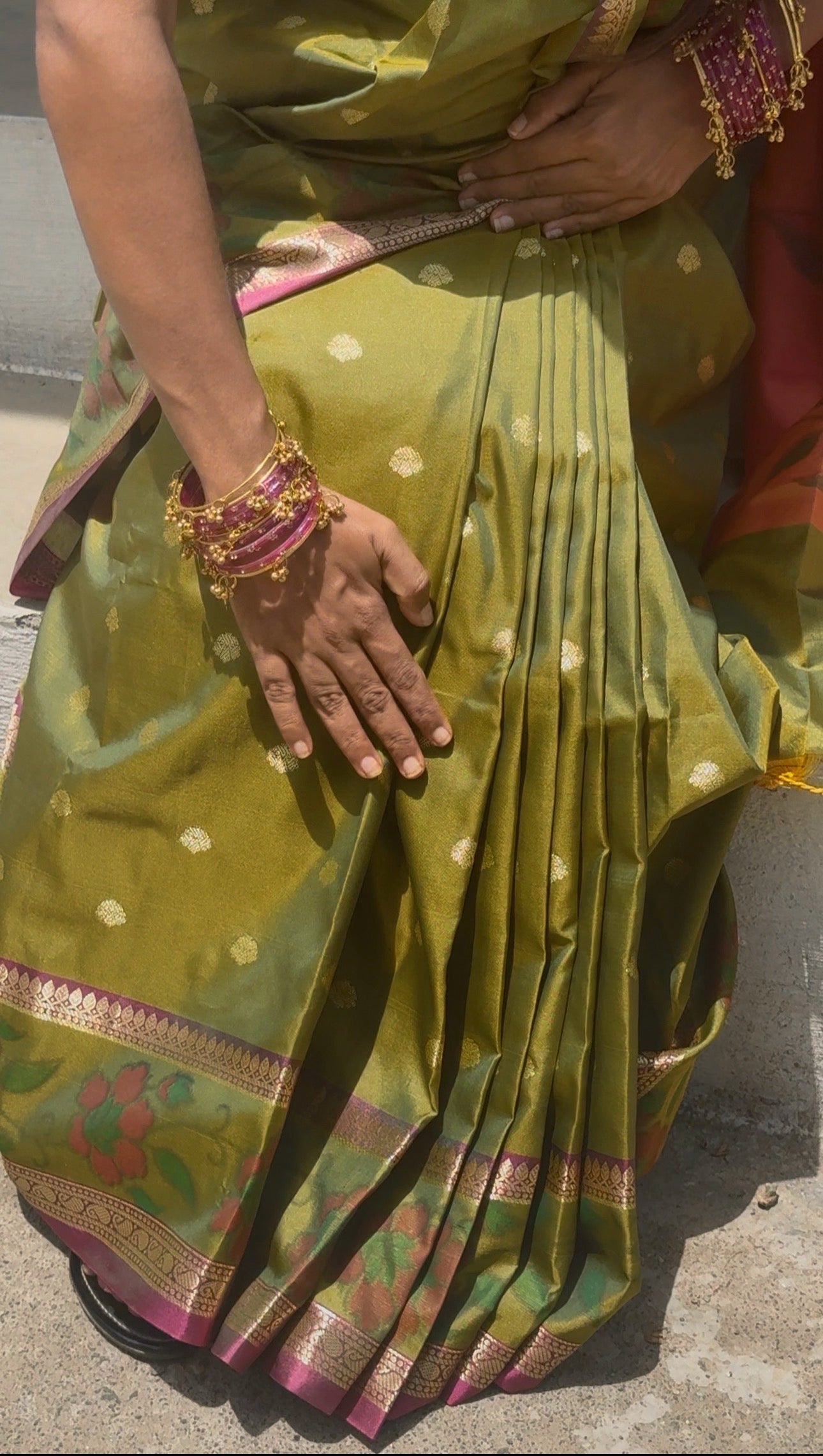BANARASI SOFT SILK ( meh green )