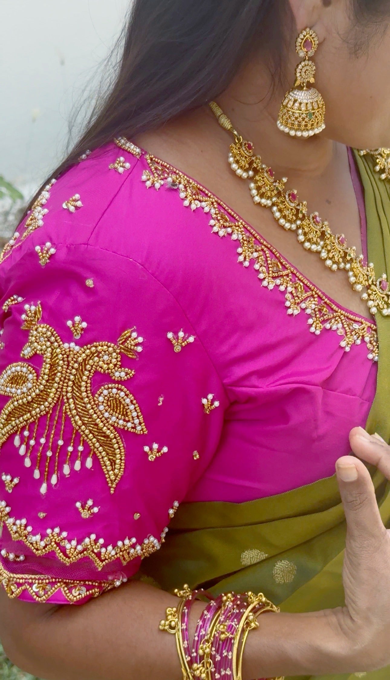 BANARASI SOFT SILK ( meh green )