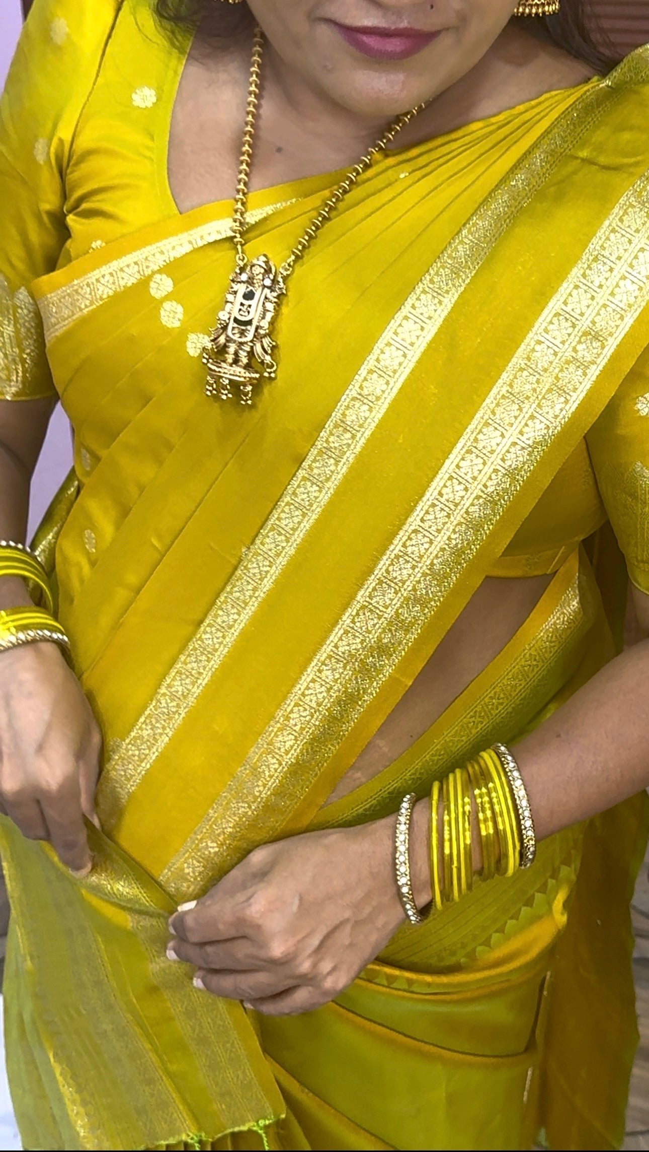 KANCHI SILK SAREE (Ye)