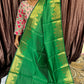 BANARASI SOFT SILK SAREE (GREEN)