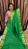 BANARASI SOFT SILK SAREE (GREEN)