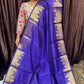 BANARASI SOFT SILK SAREE  BLUE pre booking ( 15 days dispatch) days dispatch)