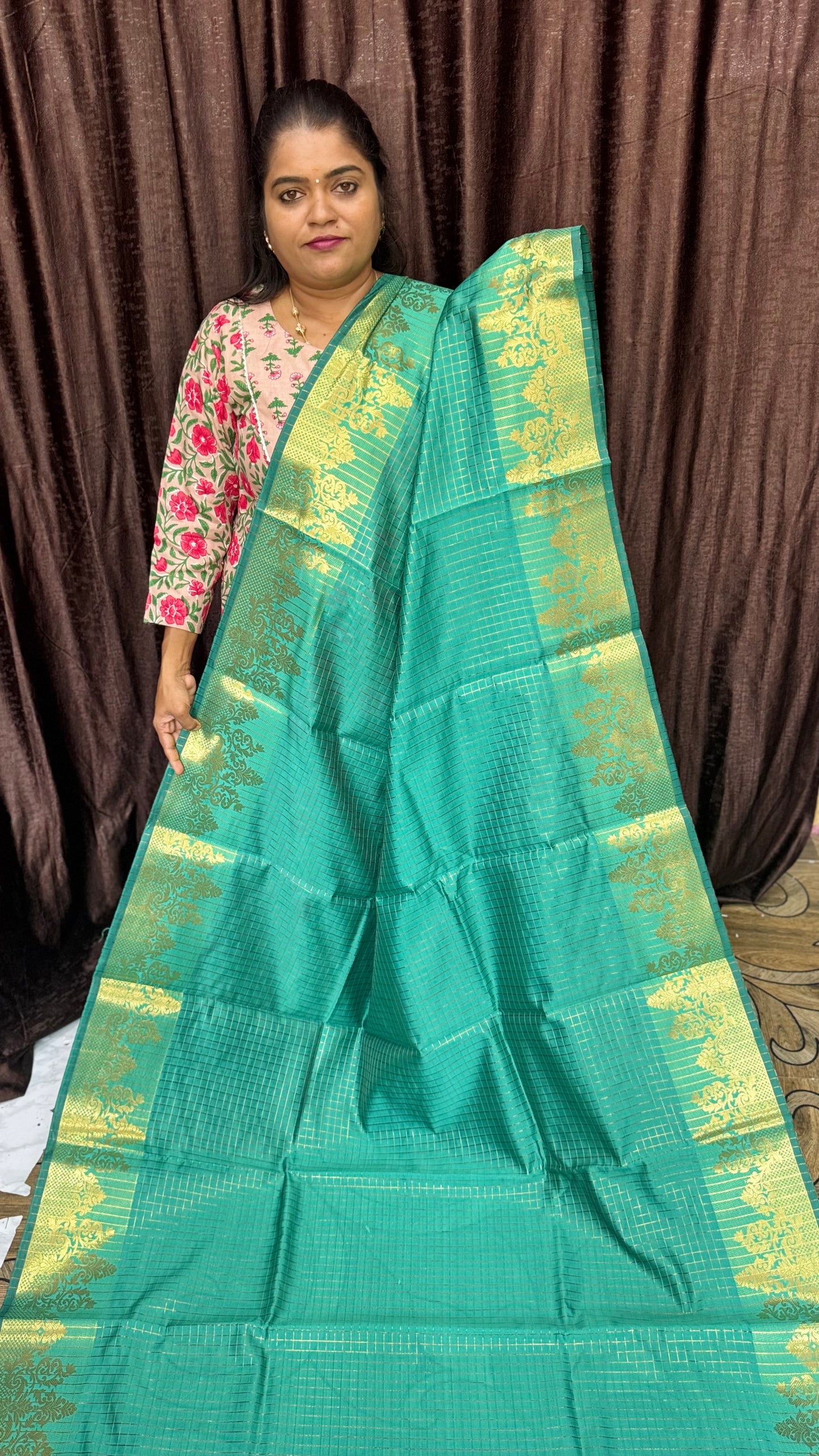 BANARASI SOFT SILK SAREE  GRE