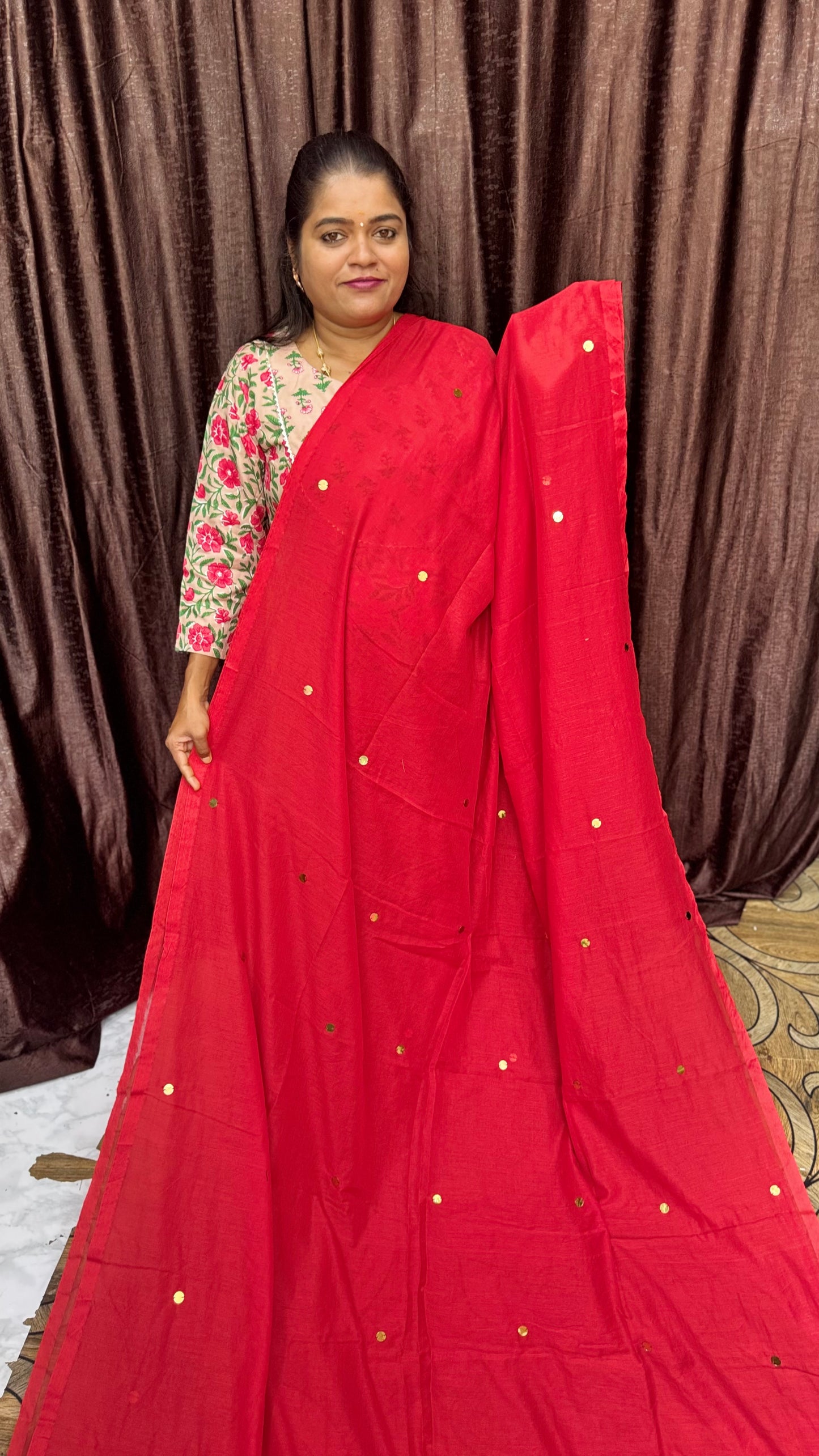 KHADI COTTON SAREE ❤️