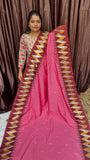 KANCHI SOFT SILK SAREE pink