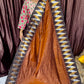 KANCHI SOFT SILK SAREE brown
