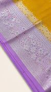WARM SILK SAREE ( YELLOW/ BABY PINK) pre booking 2 weeks dispatch
