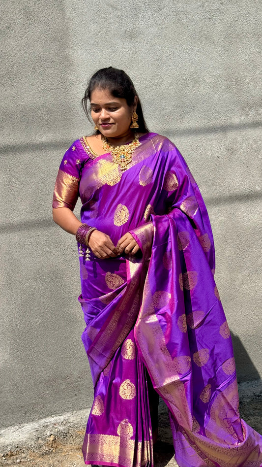 BANARASI SOFT SILK SAREE 15 Days Dispatch