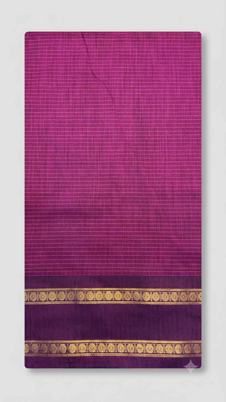 Kalyani Cotton saree ( CHECKED)
