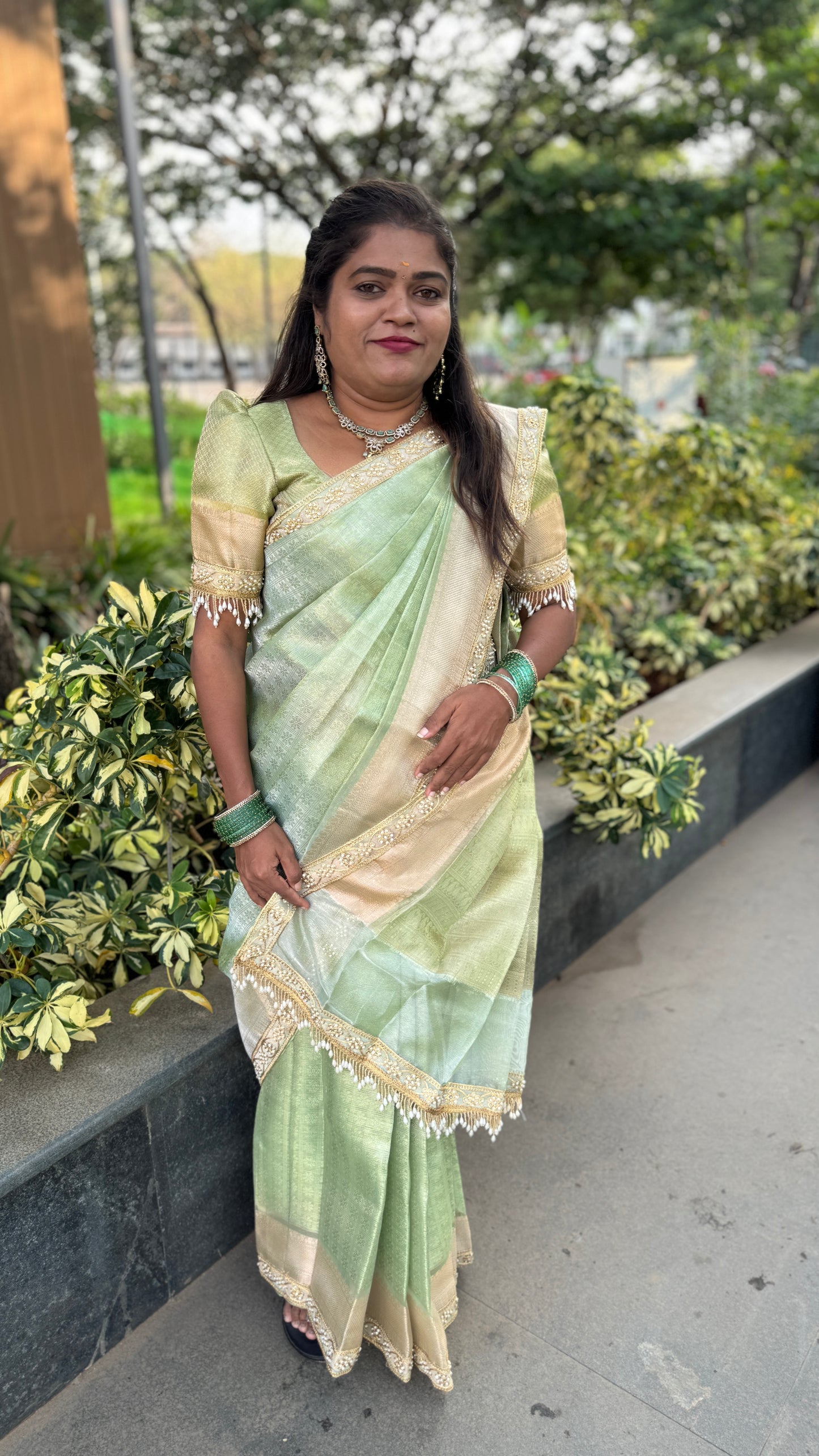 Katan Silk Saree with Full Work Designers