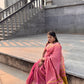 KHADI TISSUE SAREE (pk)