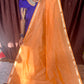 MAGESHWARI COTTON WITH CONTRAST BLOUSE ( LIGHT OR)
