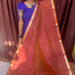 MAGESHWARI COTTON WITH CONTRAST BLOUSE ( BRICKS) / pre booking ( 15 days dispatch)