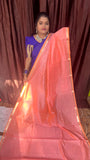 MAGESHWARI COTTON WITH CONTRAST BLOUSE (PK)