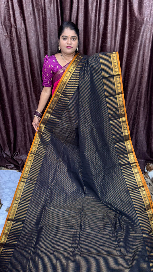 CHETTINADU COTTON SARI ( BL)