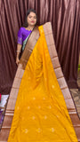 PREMIUM KANCHI SILK SAREE yellow