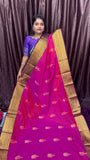 PREMIUM KANCHI SILK SAREE fuchsia