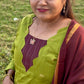 UnStitched raw silk material ( stiched available)
