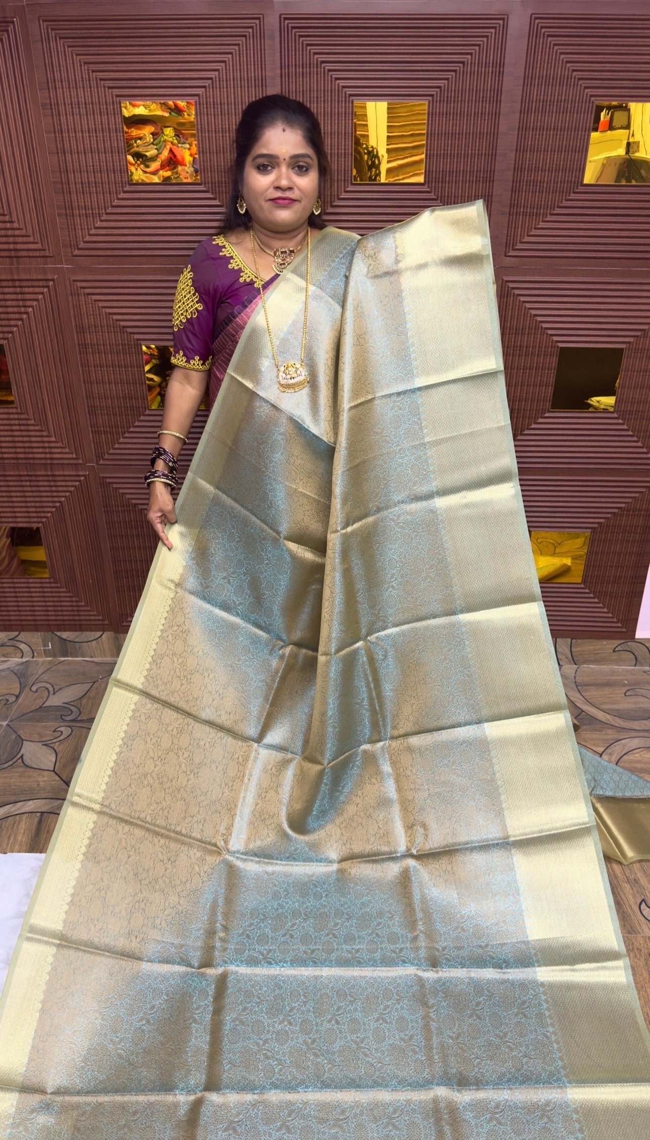 KATTAN SILK SAREE (blue)