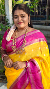 BANARASI SOFT SILK ( yellow)