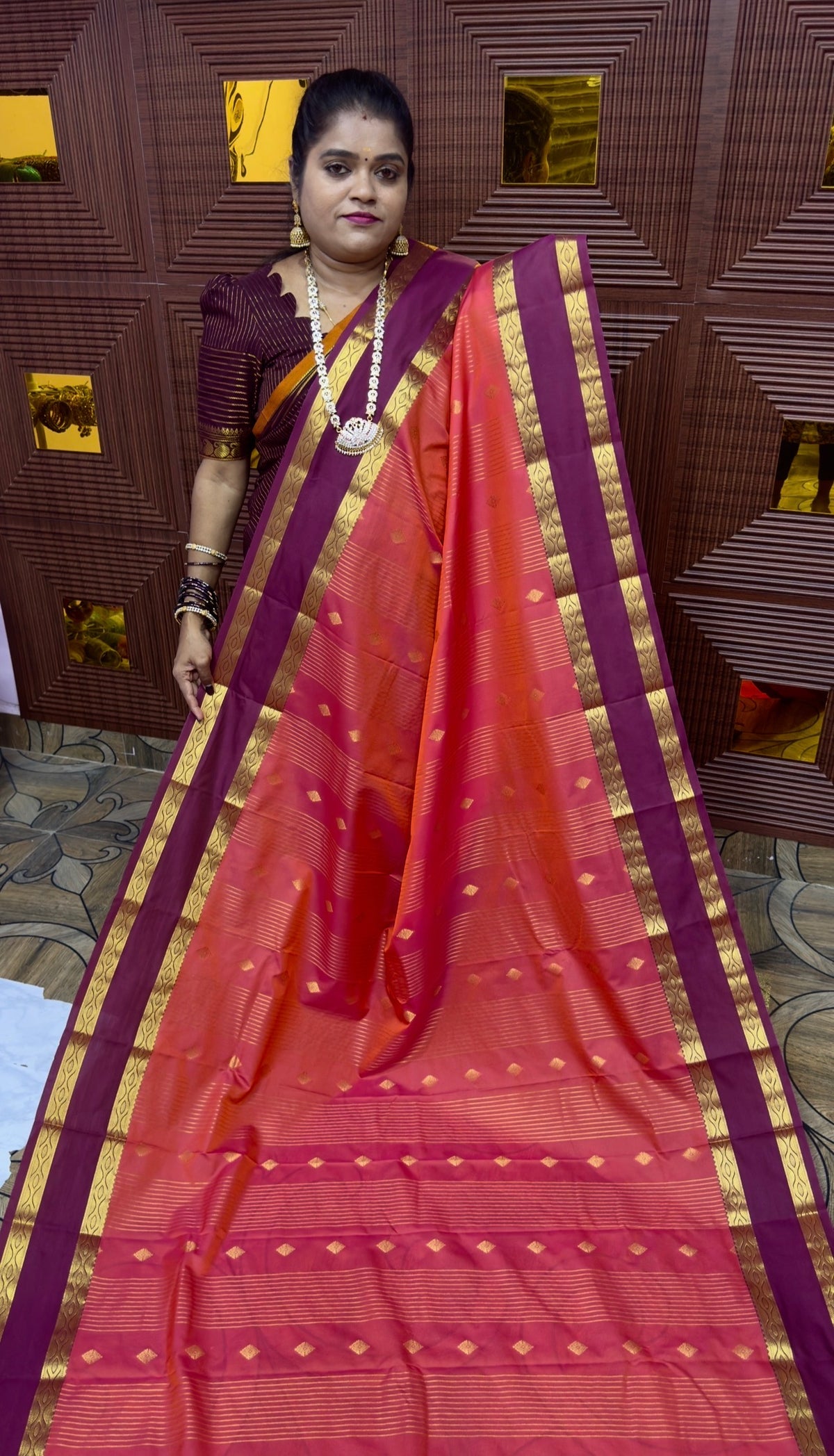 PREMIUM KANCHI SILK SAREE (sar2 )