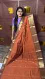 KATTAN SILK SAREE ( DARK OR)