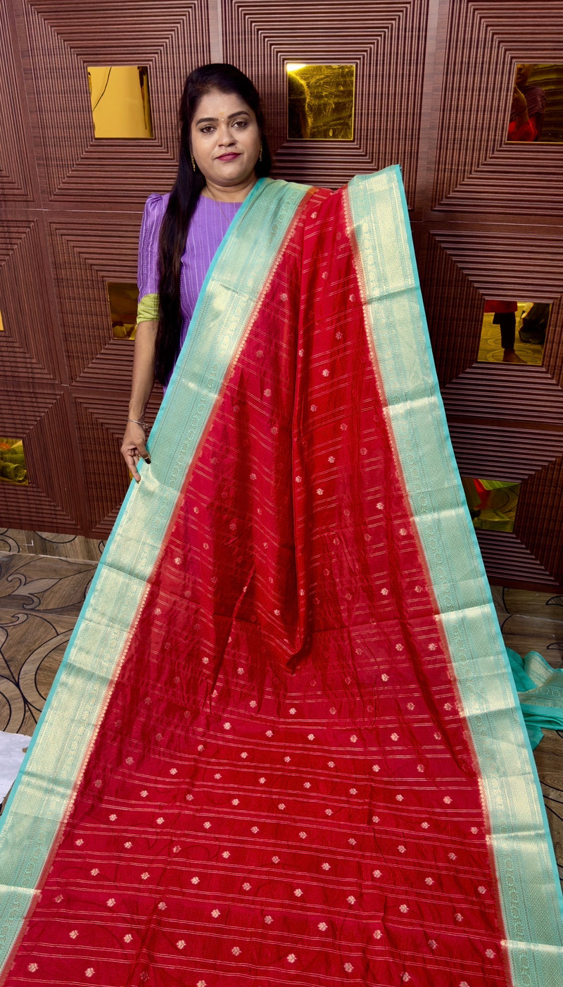 WARM SILK SAREE(VAIRA OOSI PATTERN )
