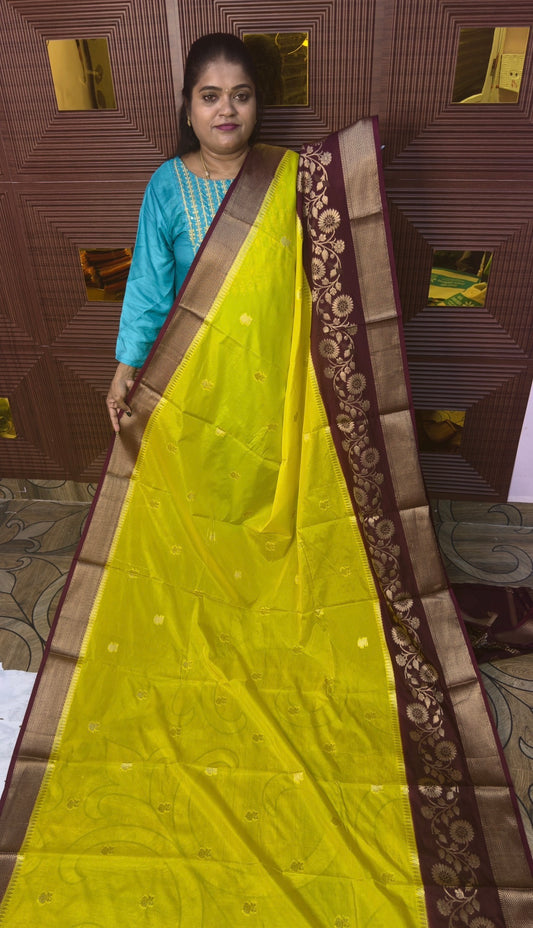 WARM SILK SAREE (yellow) Pre Booking 10 to 15 Days Dispatch