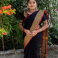 Kanchi CHETTINADU COTTON SAREE BLACK