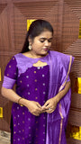 UnStitched raw silk material ( stiched available)